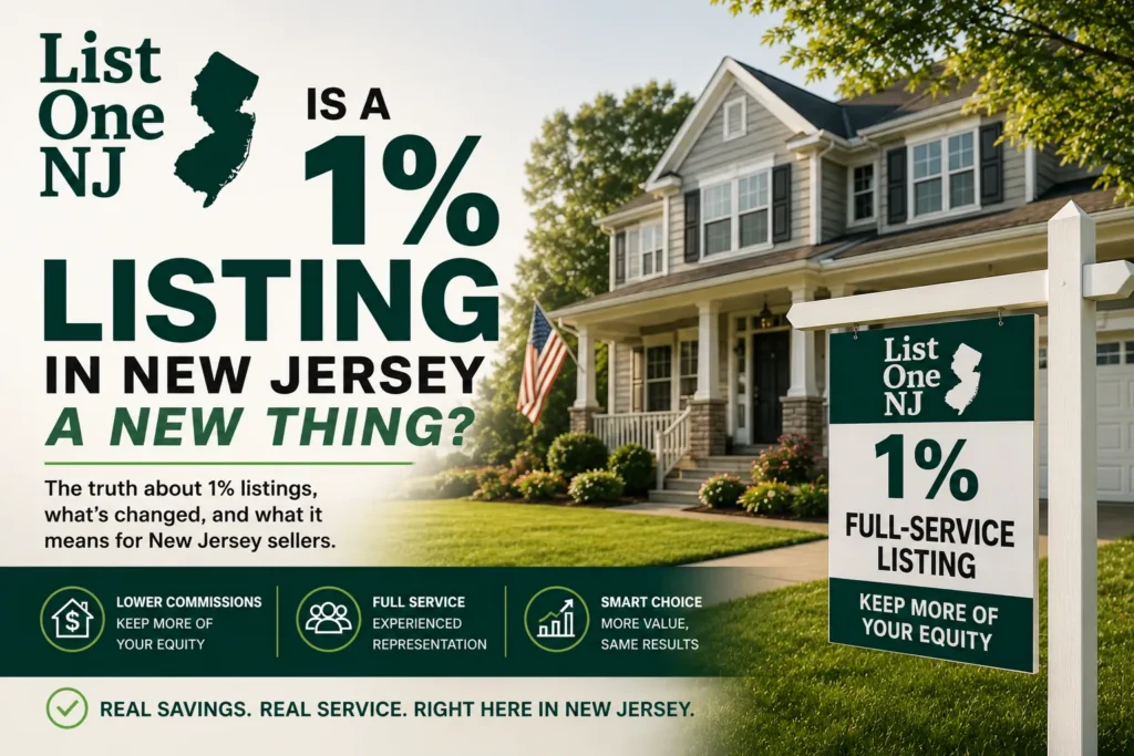 is a one percent listing a new thing in nj?