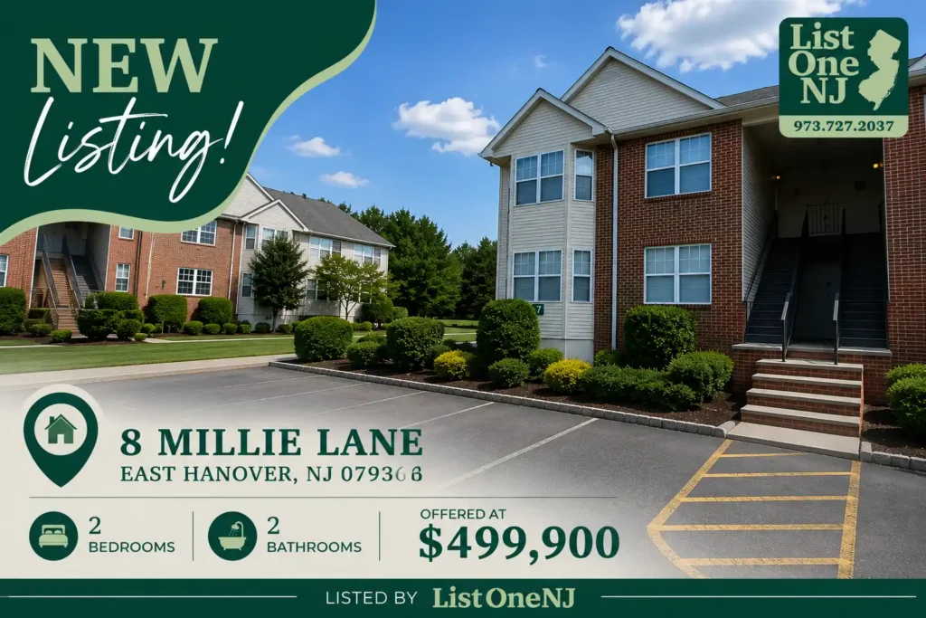 8 millie ln east hanover nj townhouse for sale