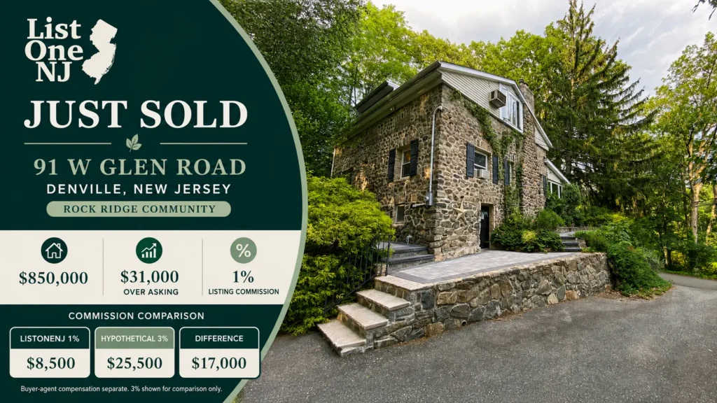 denville nj local discount commission realtor near me