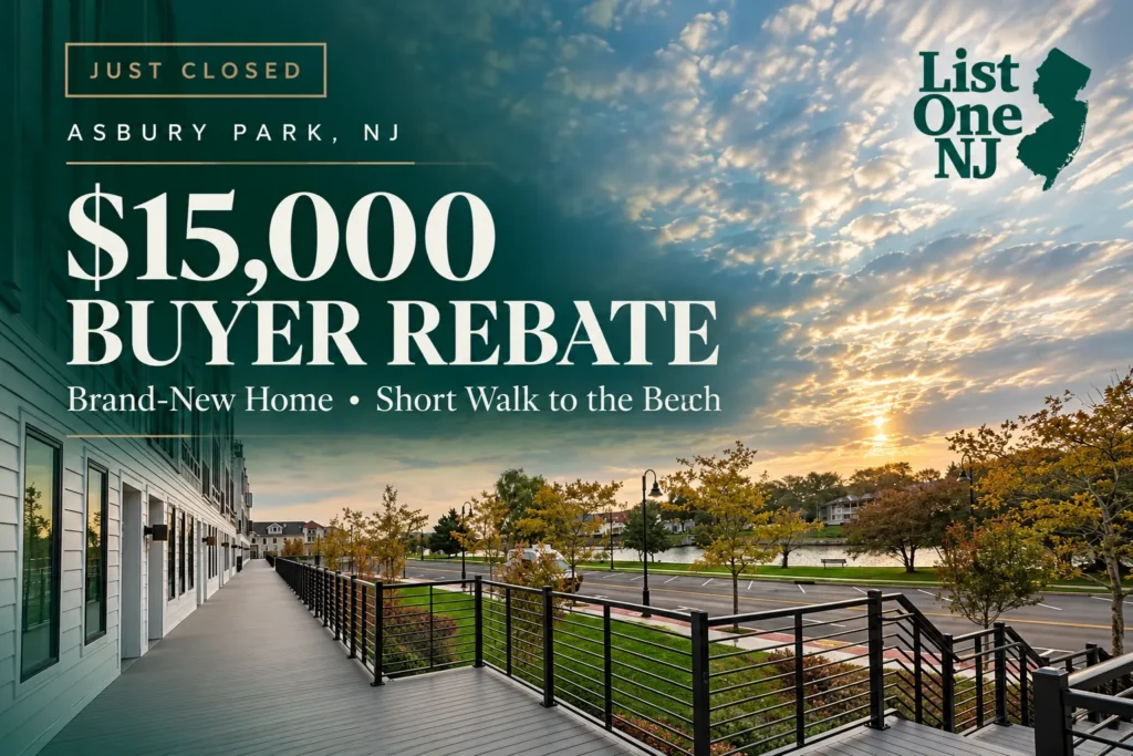 toll brothers nj new construction commission rebate realtor